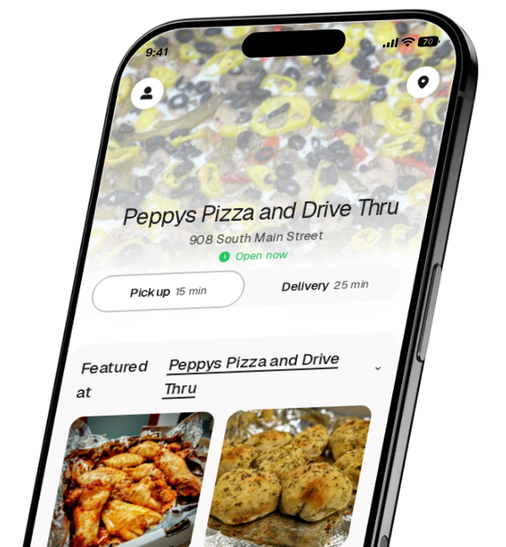 Peppys Pizza and Drive Thru app preview