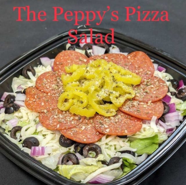 The Peppy’s Pizza Salad.